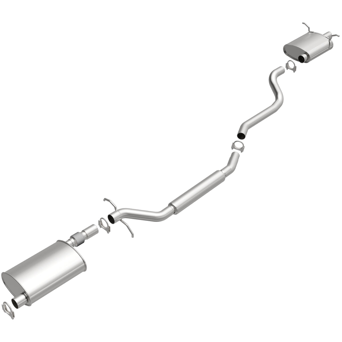 Fits 2004-2006 Chrysler Pacifica 3.5L Direct-Fit Replacement Exhaust 106-0105