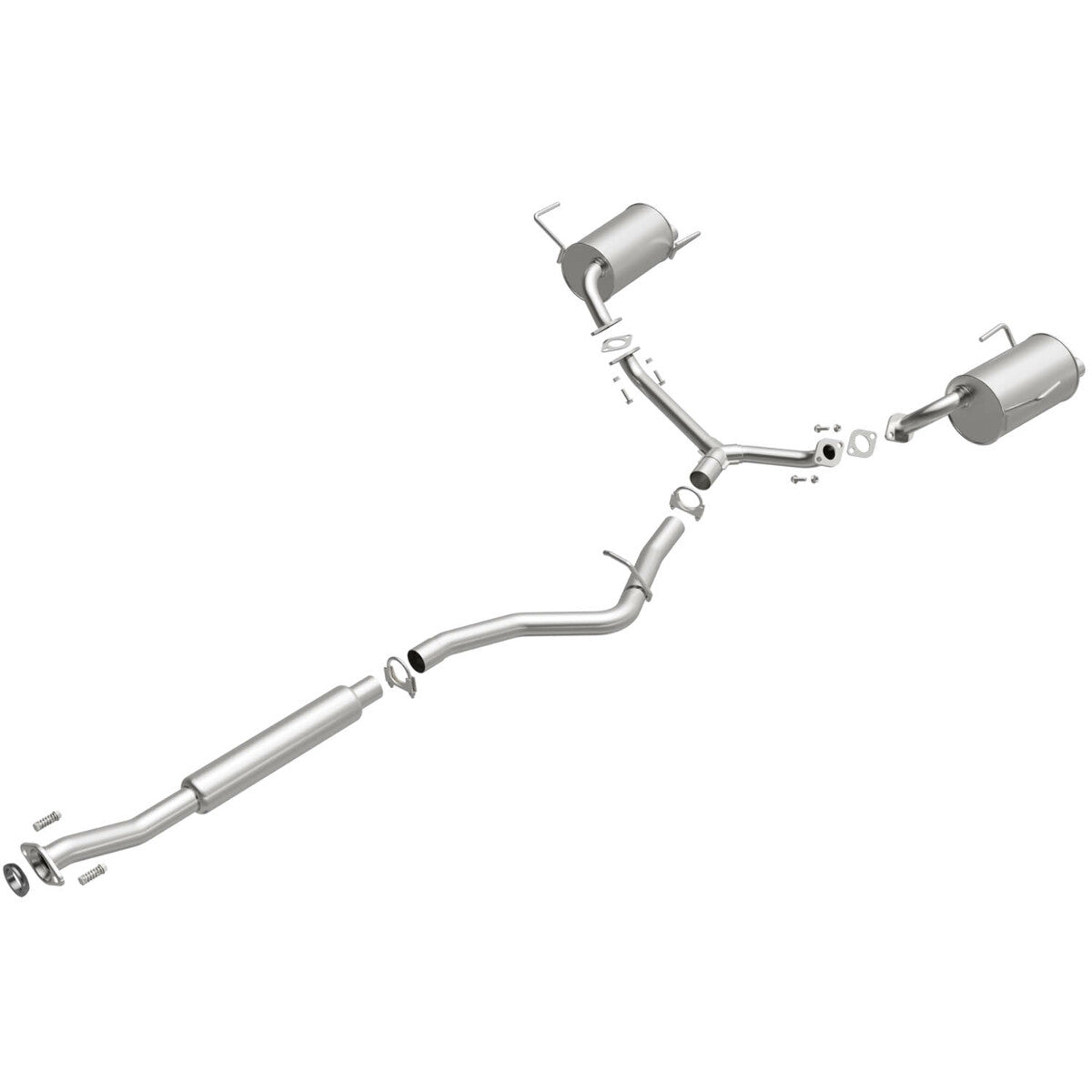 Fits 2008-2013 Subaru Direct-Fit Replacement Exhaust System 106-0133