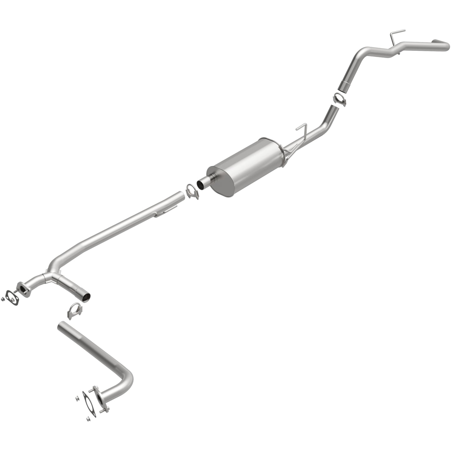 Fits 2007-2018 Nissan Frontier Direct-Fit Replacement Exhaust System 106-0144