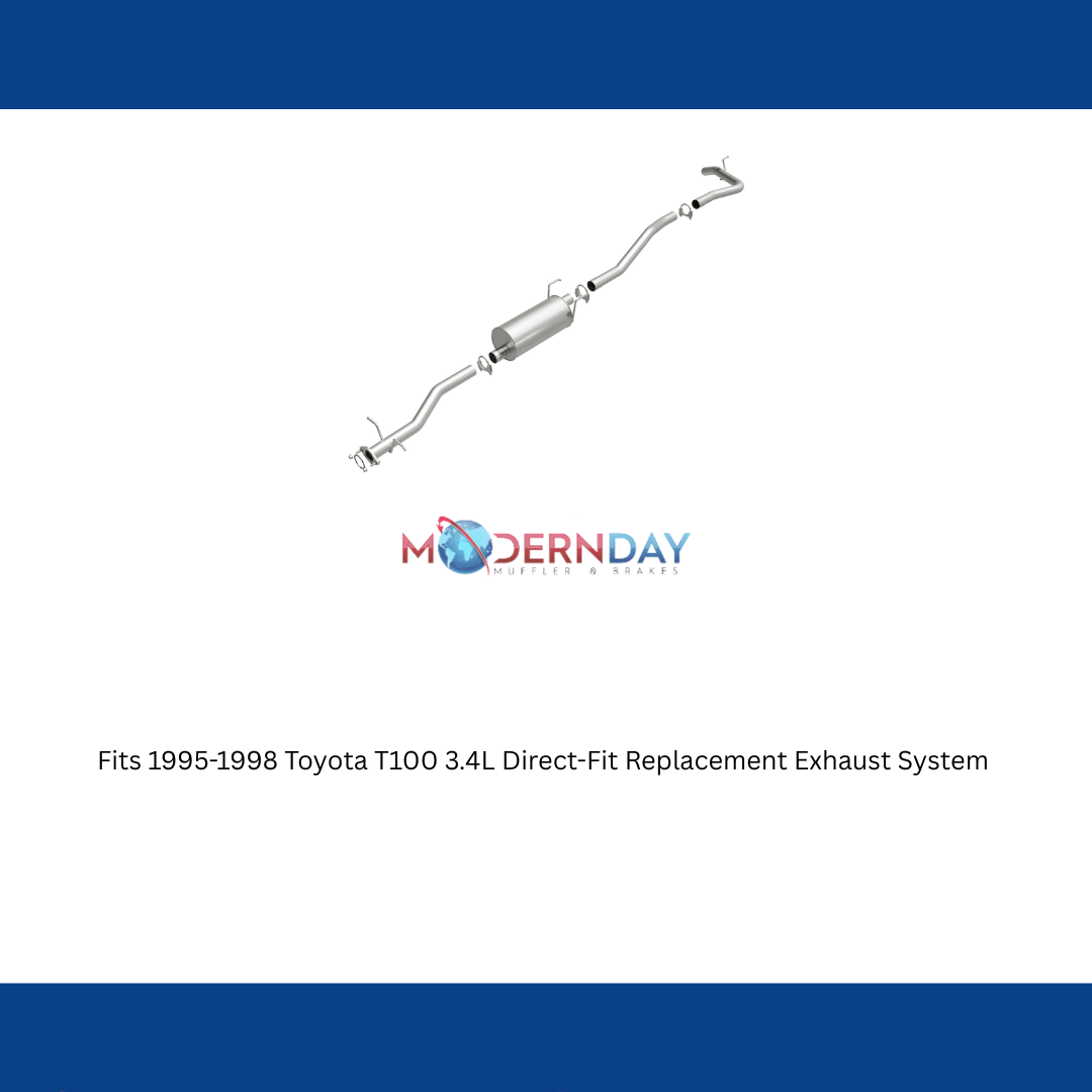 Fits 1995-1998 Toyota T100 3.4L Direct-Fit Replacement Exhaust System 106-0147