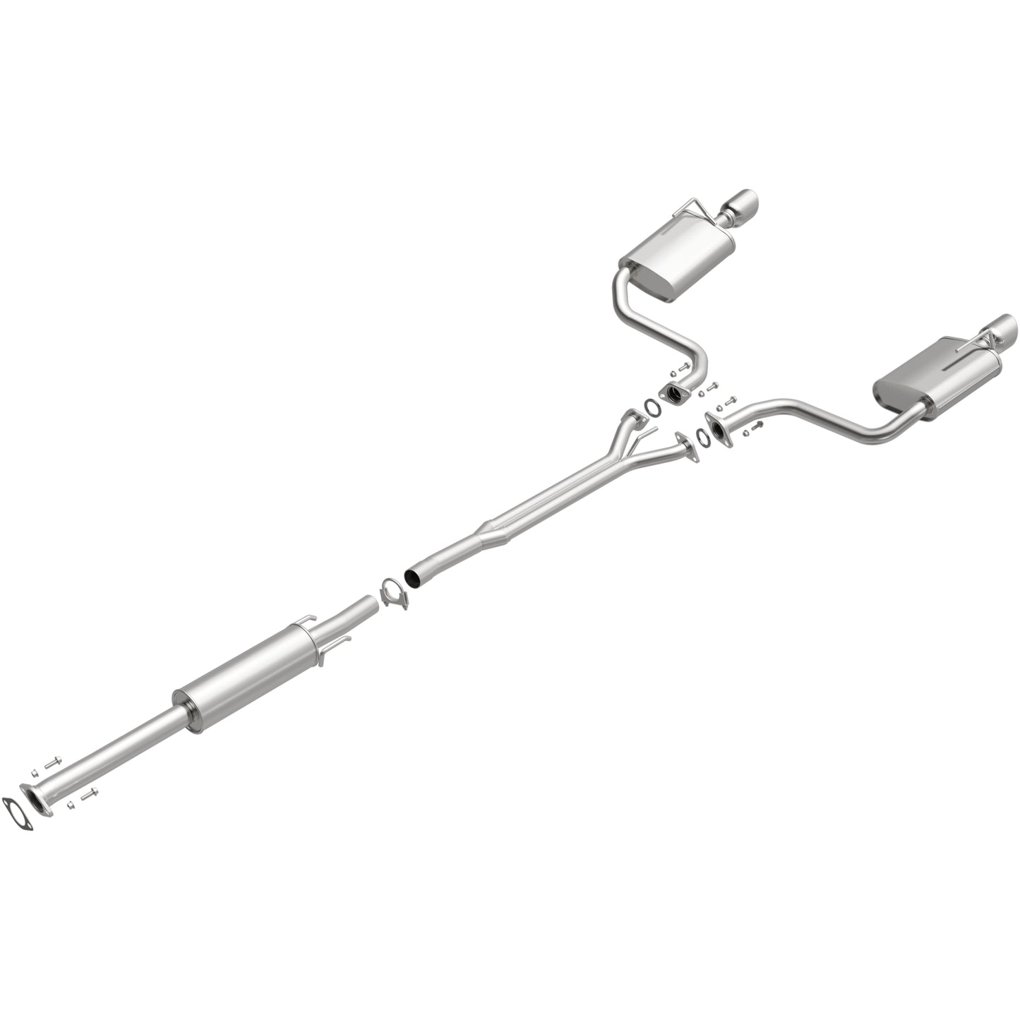 Fits 2009-2017 Nissan Maxima 3.5L Direct-Fit Replacement Exhaust System 106-0167