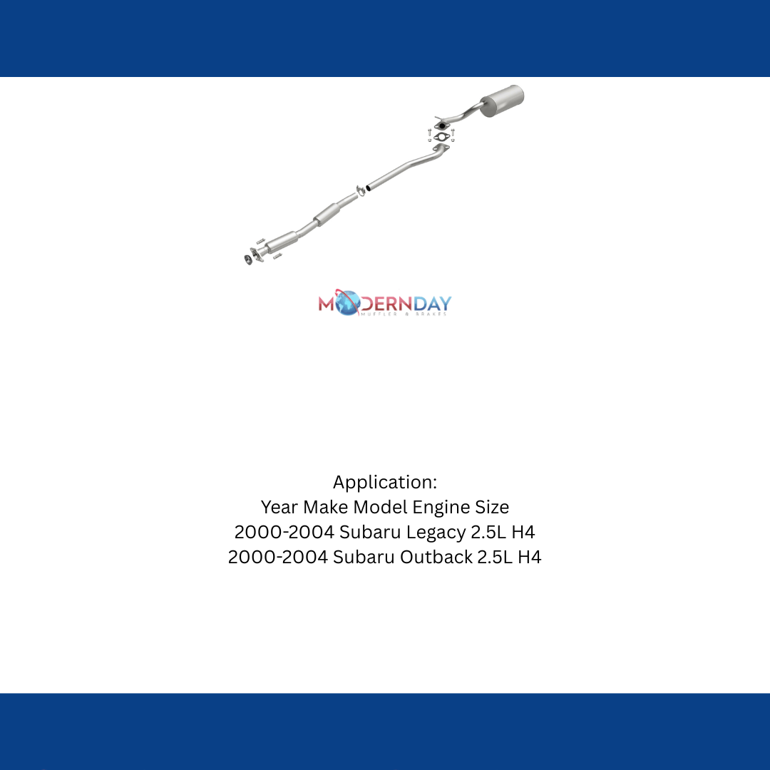Fits 2000-2004 Subaru Direct-Fit Replacement Exhaust System 106-0174