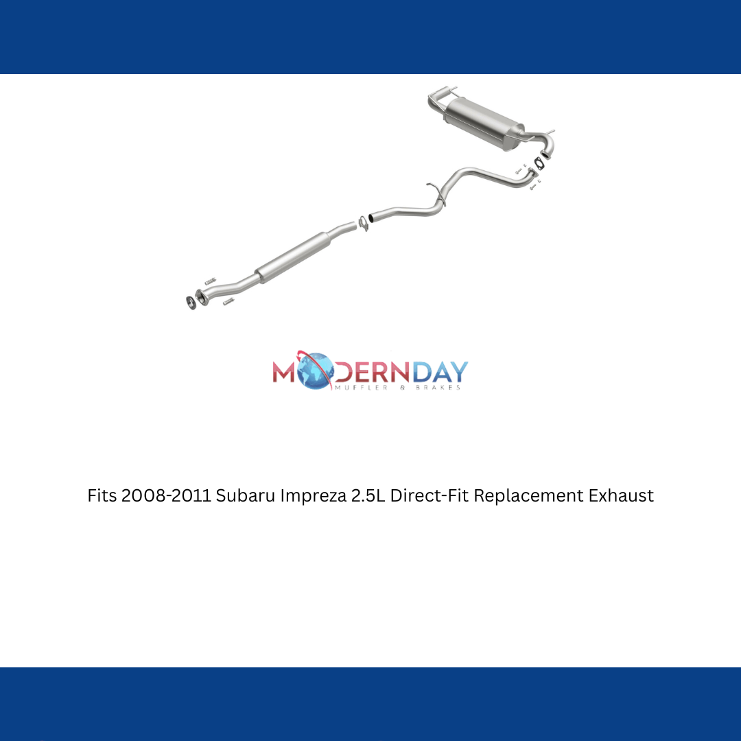 Fits 2008-2011 Subaru Impreza 2.5L Direct-Fit Replacement Exhaust 106-0182