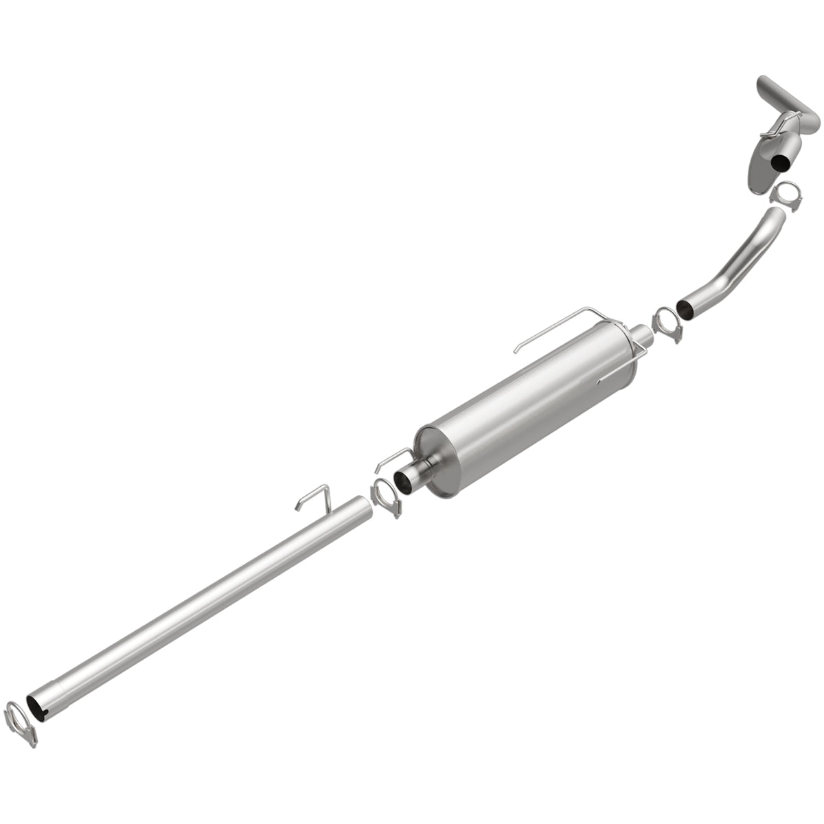 Fits 2004-2005 Dodge Ram 1500 5.7L Direct-Fit Replacement Exhaust 106-0195