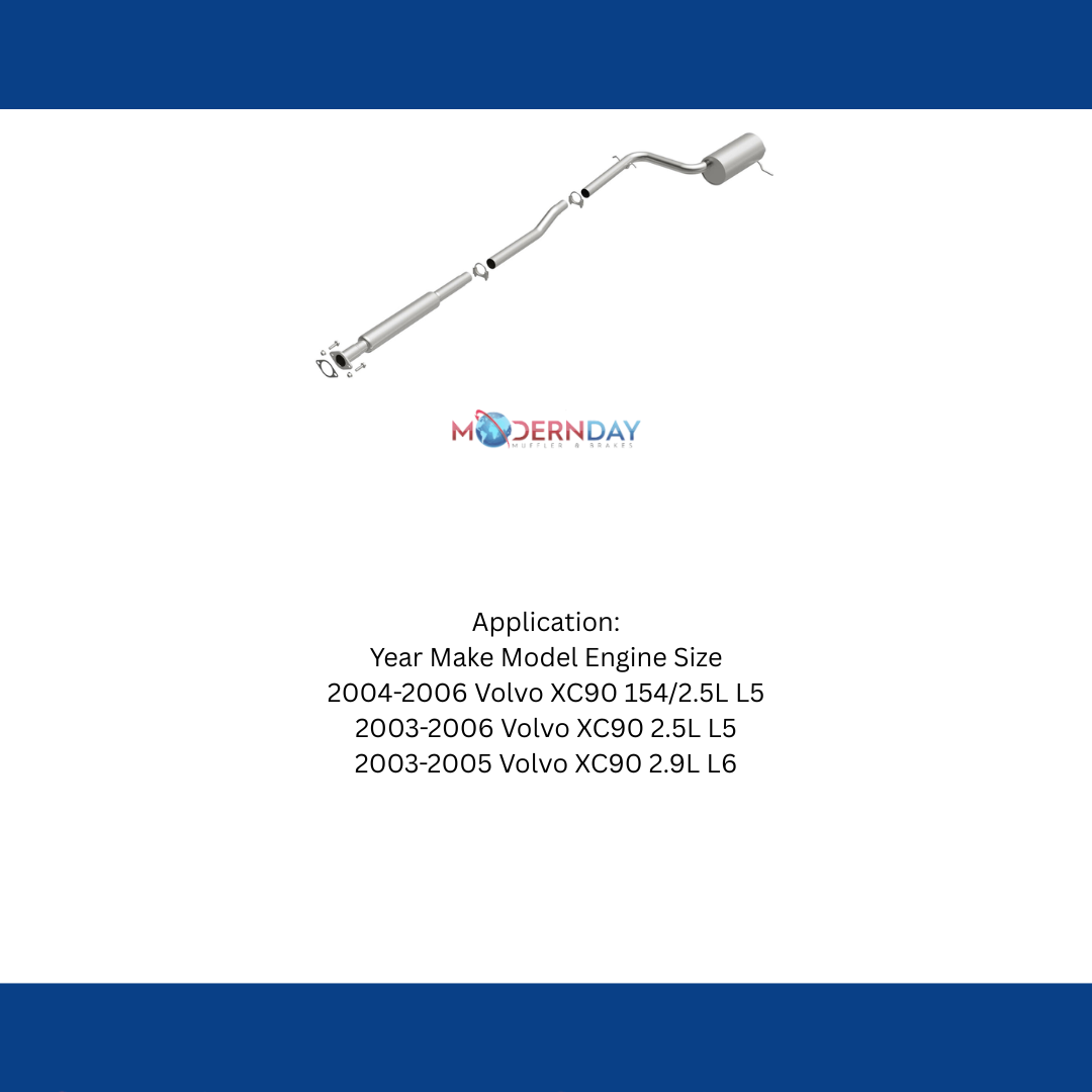 Fits 2003-2006 Volvo XC90 Direct-Fit Replacement Exhaust System 106-0213