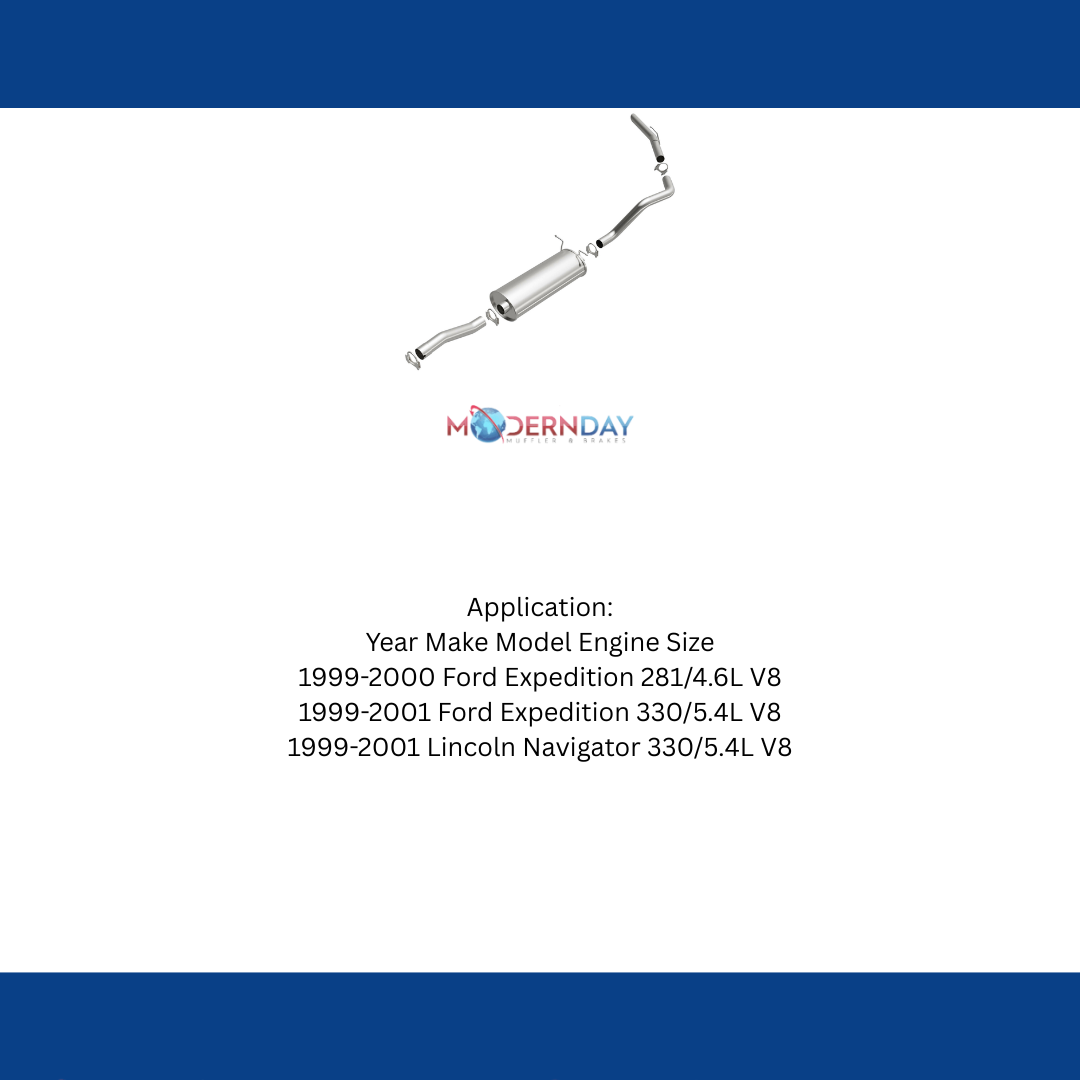 Fits 1999-2000 Ford Expedition Direct-Fit Replacement Exhaust System 106-0217