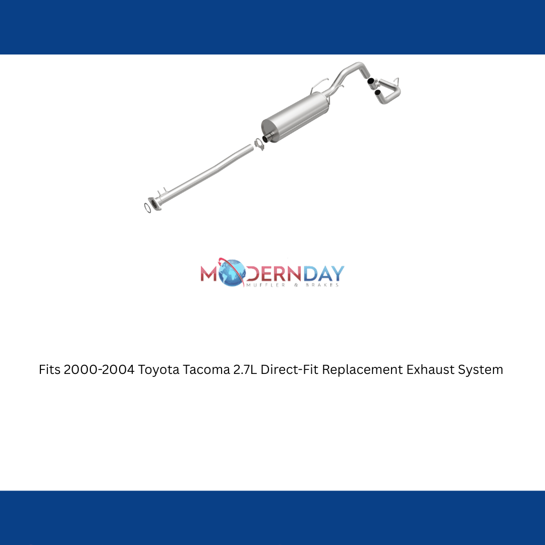 Fits 2000-2004 Toyota Tacoma 2.7L Direct-Fit Replacement Exhaust System 106-0219