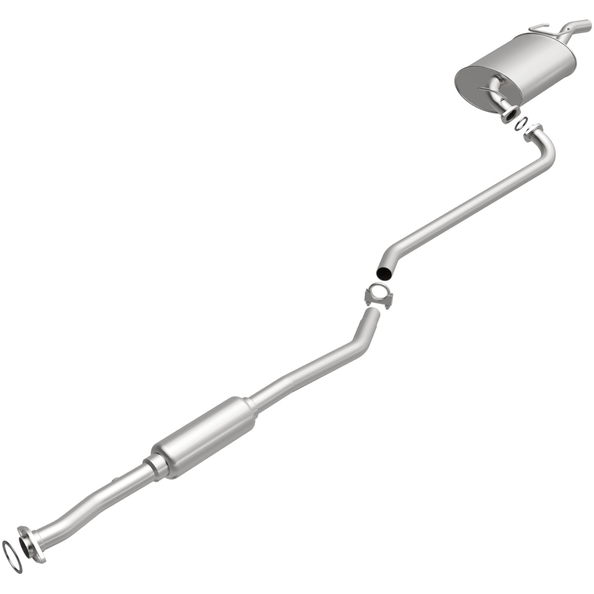 Fits 1993-1997 Geo Prizm Direct-Fit Replacement Exhaust System 106-0222