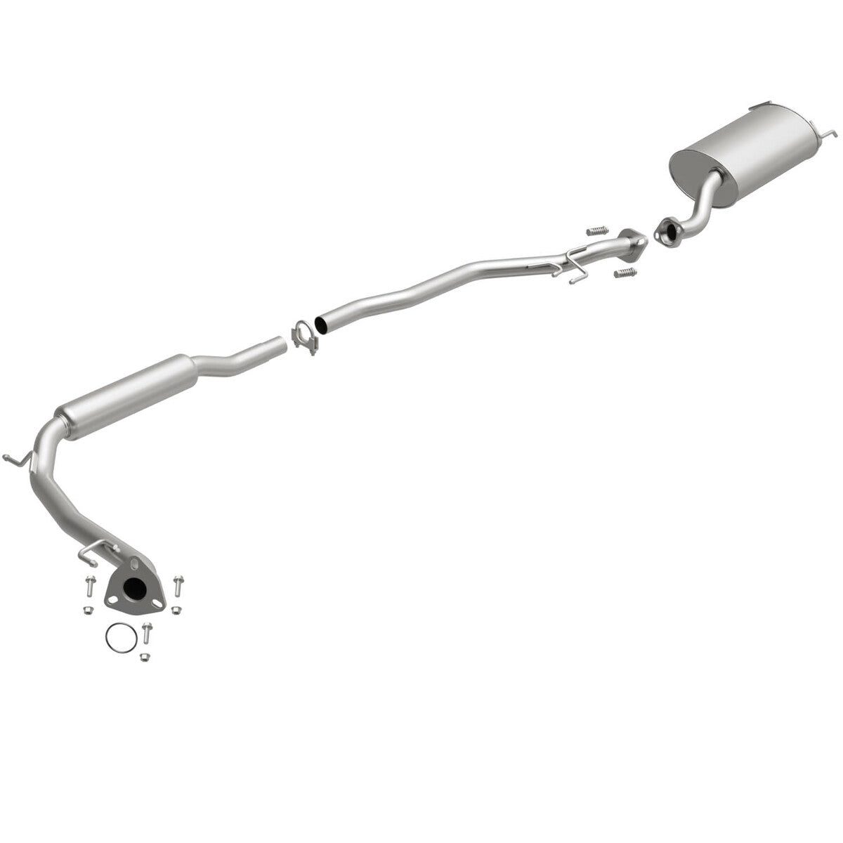Fits 2007-2008 Honda Fit 1.5L Direct-Fit Replacement Exhaust System 106-0228