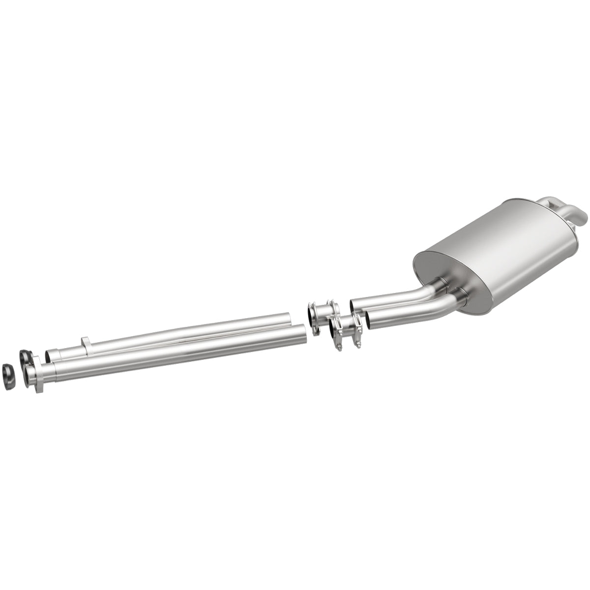 Fits 1986-1989 Mercedes-Benz 560SL 5.6L Direct-Fit Replacement Exhaust 106-0255