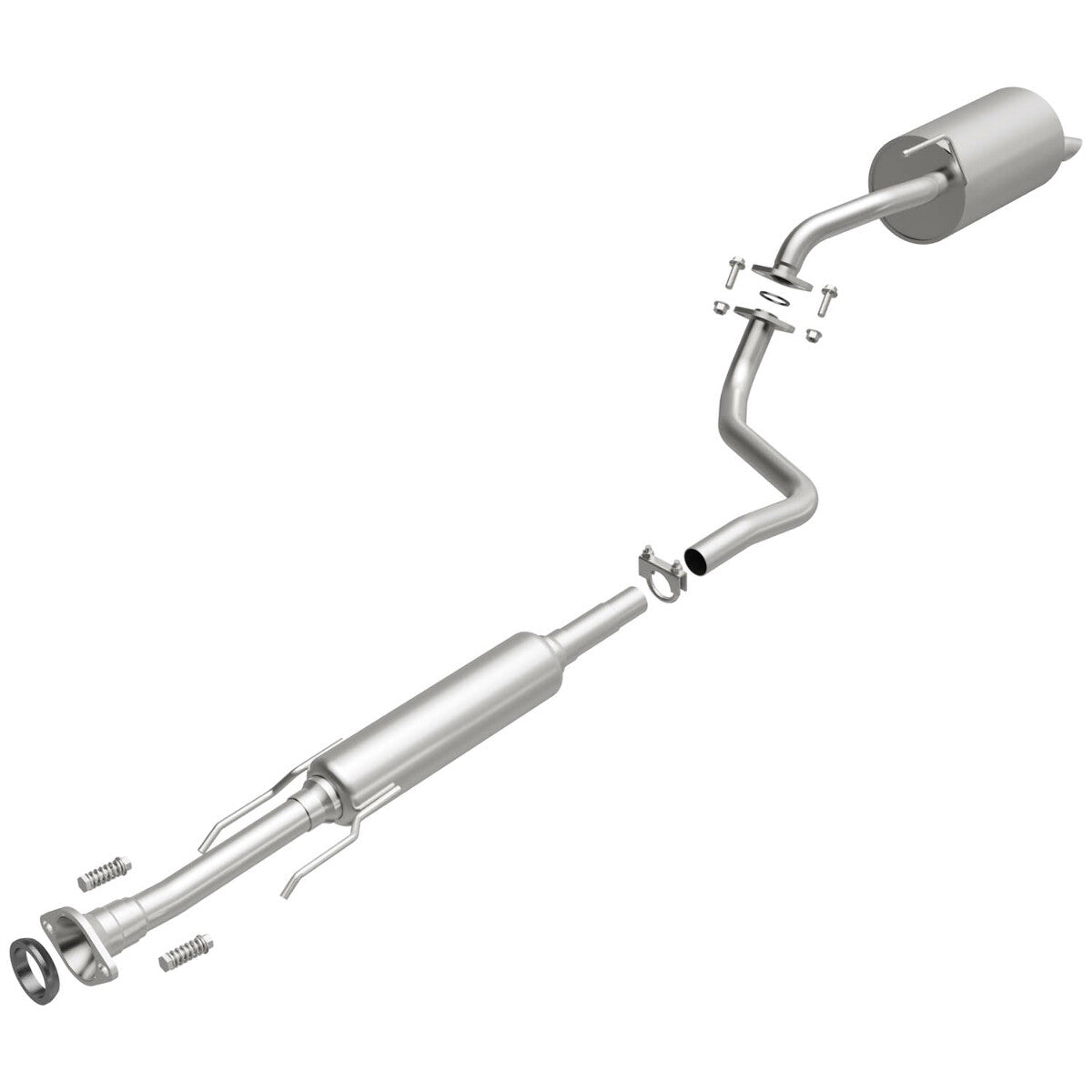 Fits 2014-2017 Nissan Versa Note 1.6L Direct-Fit Replacement Exhaust 106-0266