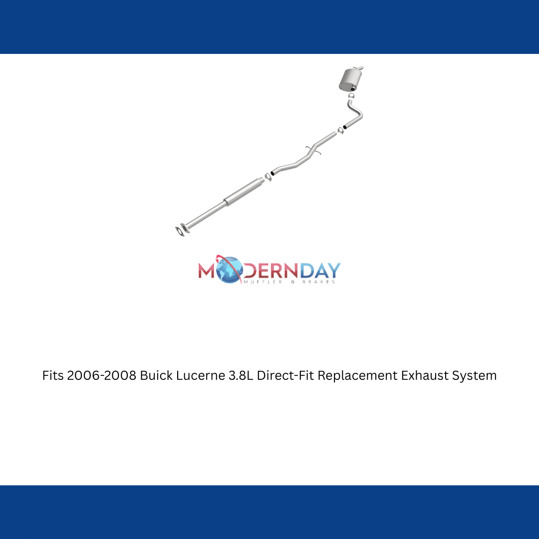Fits 2006-2008 Buick Lucerne 3.8L Direct-Fit Replacement Exhaust System 106-0267