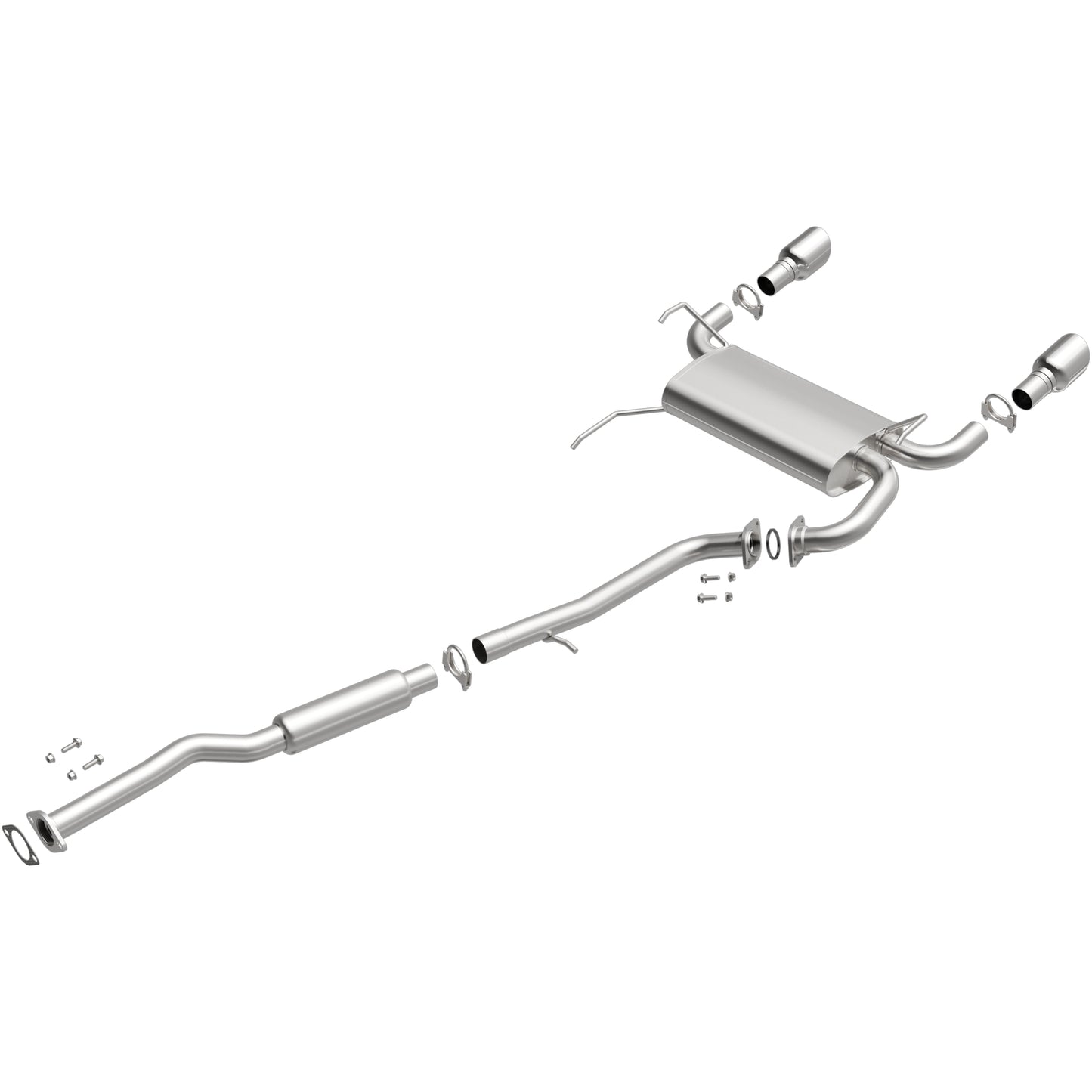 Fits 2003-2008 INFINITI Direct-Fit Replacement Exhaust System 106-0284
