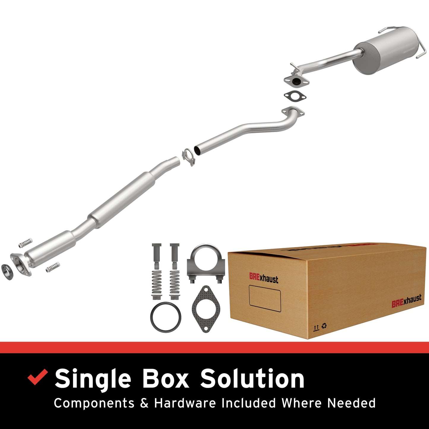 Fits 2001-04 Subaru Outback 3.0L Direct-Fit Replacement Exhaust System 106-0285