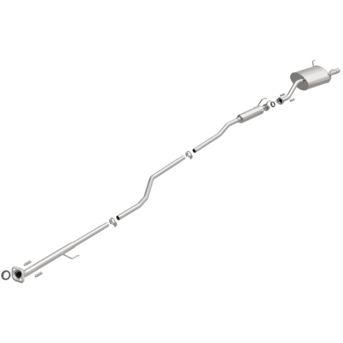 Fits 2001-2005 Honda Civic 1.7L Direct-Fit Replacement Exhaust System 106-0301