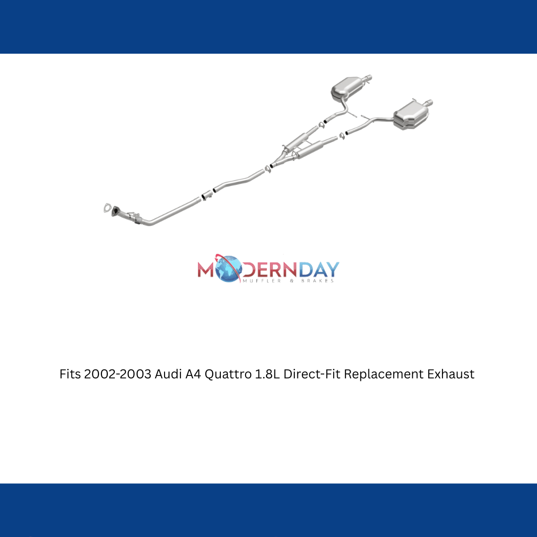 Fits 2002-2003 Audi A4 Quattro 1.8L Direct-Fit Replacement Exhaust 106-0320