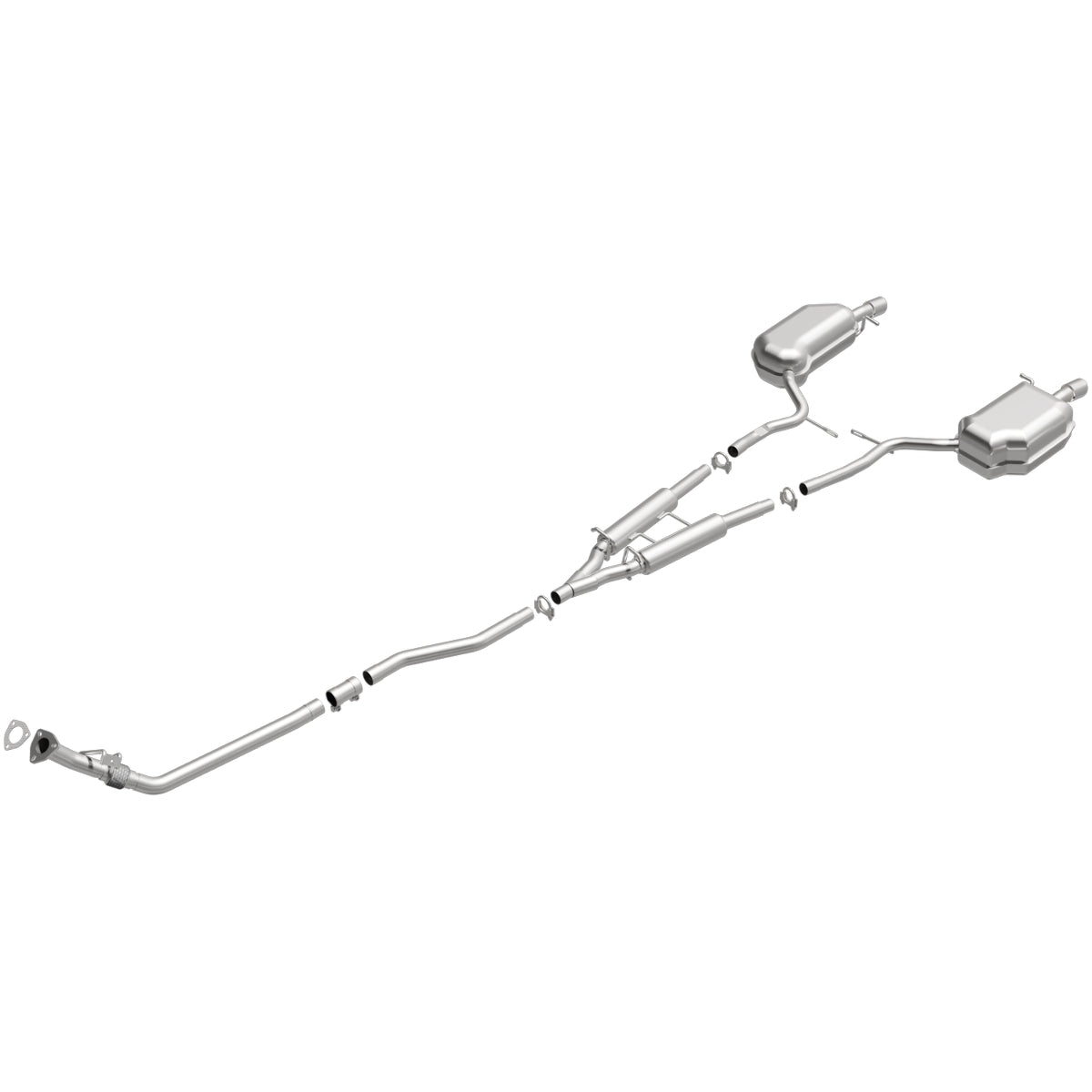 Fits 2002-2003 Audi A4 Quattro 1.8L Direct-Fit Replacement Exhaust 106-0320