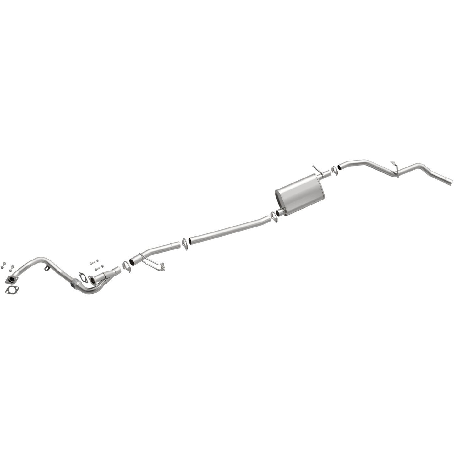 Fits 2003-2004 Nissan Frontier 3.3L Direct-Fit Replacement Exhaust 106-0321