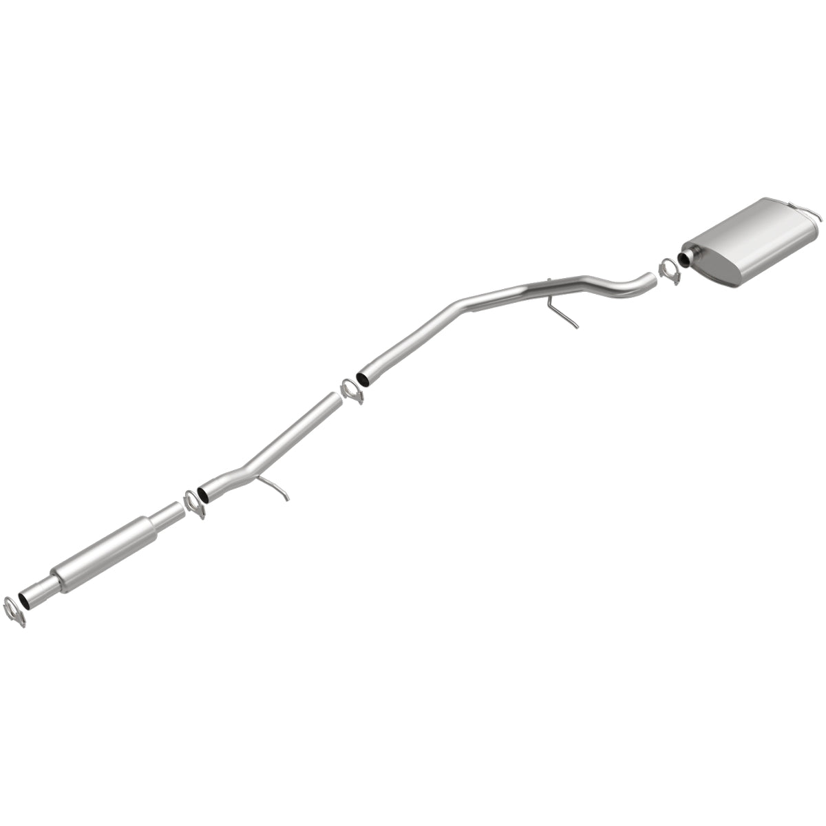 Fits 2005-2007 Mercury Montego Direct-Fit Replacement Exhaust System 106-0330