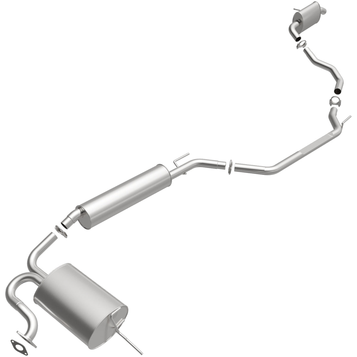 Fits 2004-2009 Nissan Quest 3.5L Direct-Fit Replacement Exhaust System 106-0348
