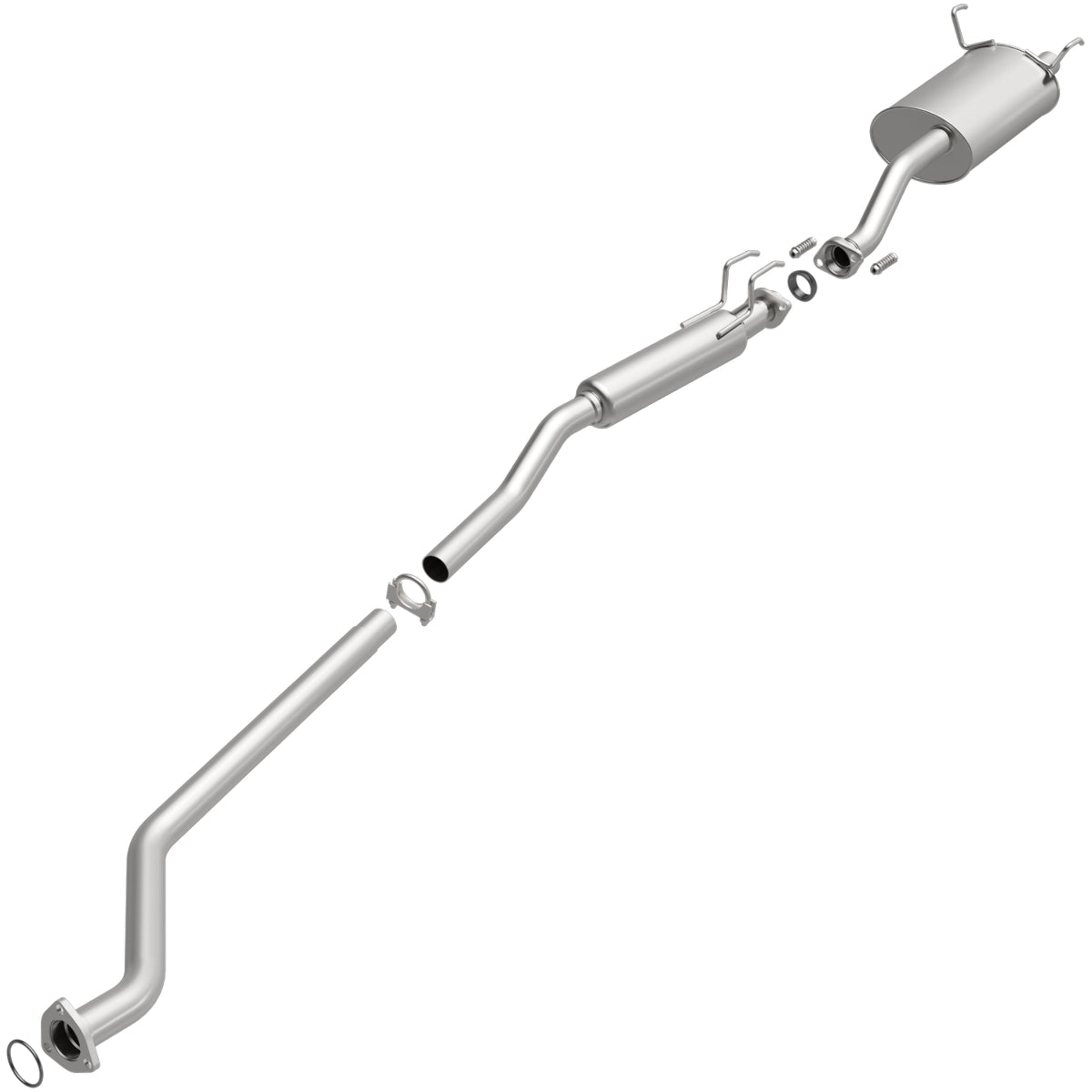 Fits 2002-2005 Honda Civic Direct-Fit Replacement Exhaust System 106-0358