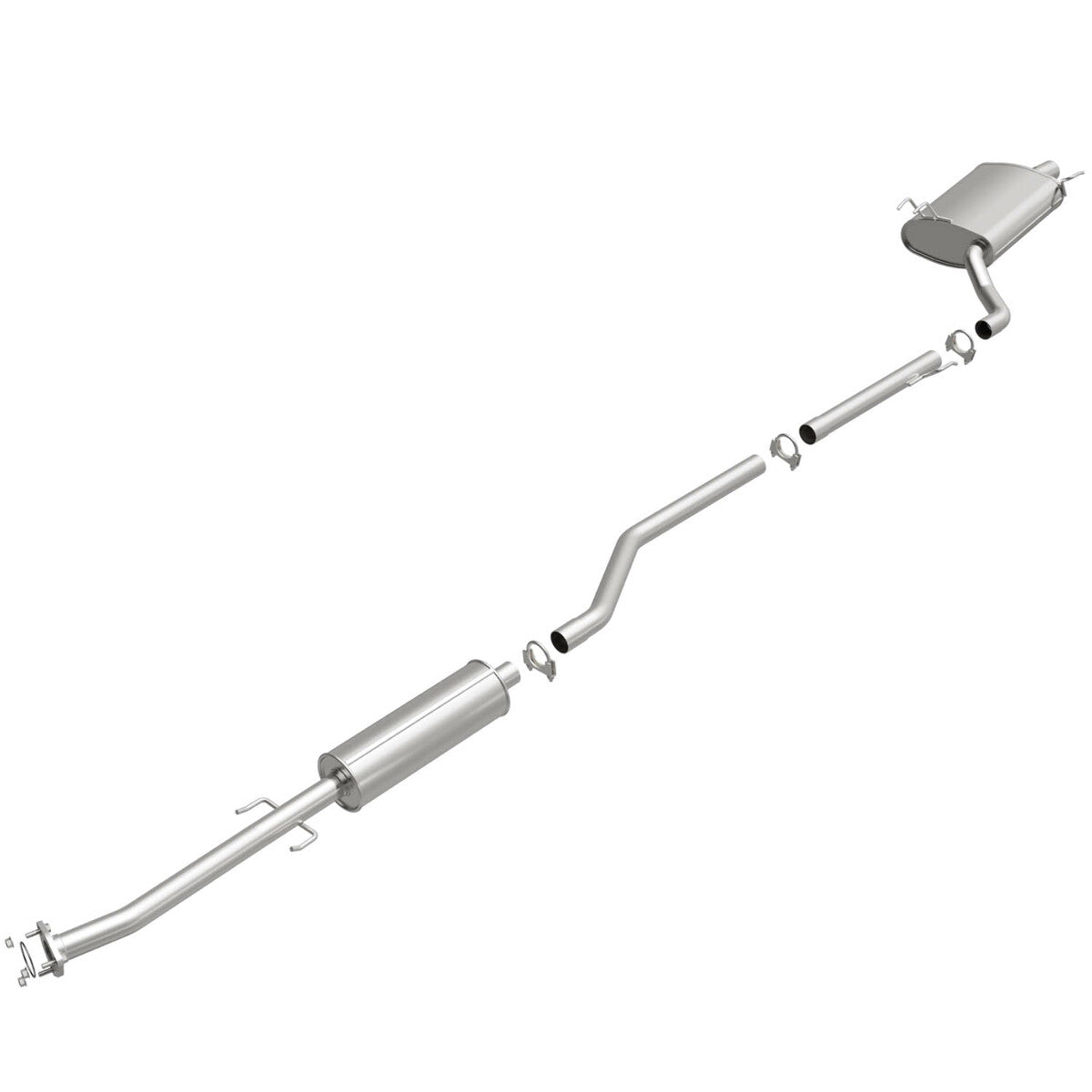 Fits 2008-2012 Honda Accord 2.4L Direct-Fit Replacement Exhaust System 106-0362