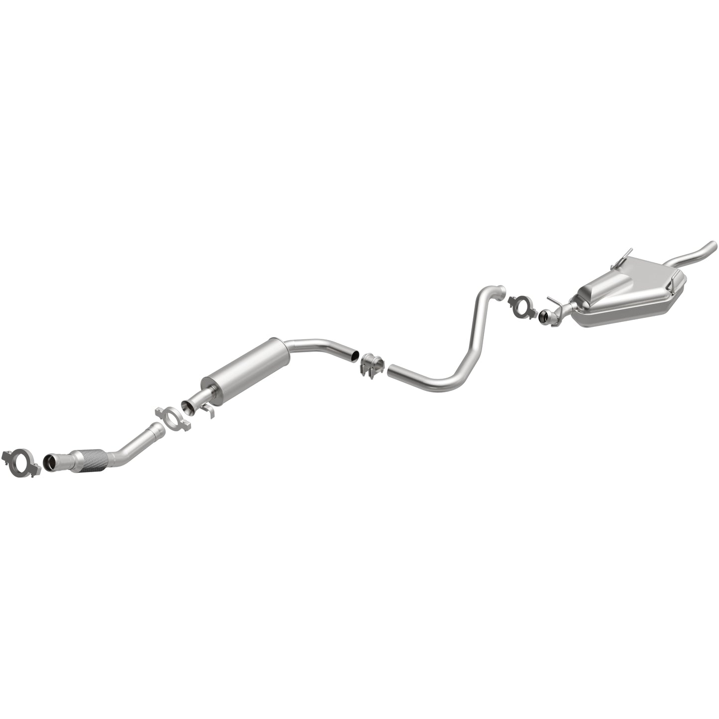 Fits 1994-2002 Saab Direct-Fit Replacement Exhaust System 106-0382