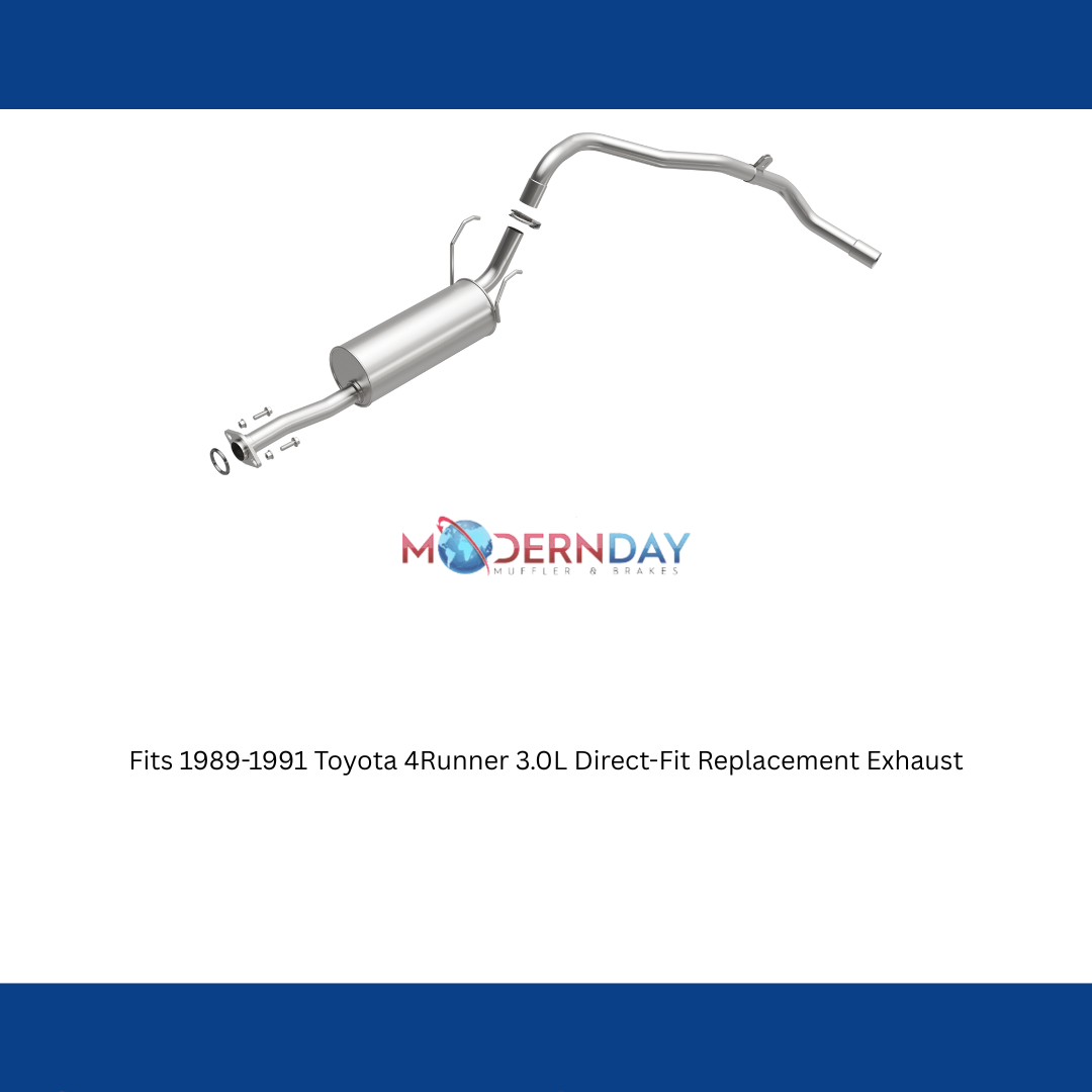 Fits 1989-1991 Toyota 4Runner 3.0L Direct-Fit Replacement Exhaust 106-0397