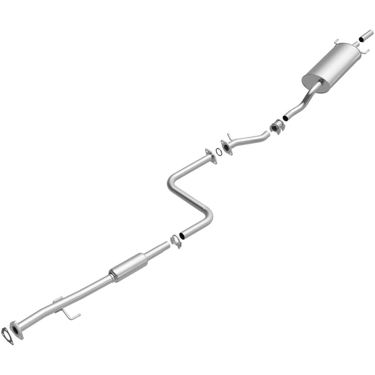 Fits 1990-1993 Honda Accord 2.2L Direct-Fit Replacement Exhaust System 106-0410