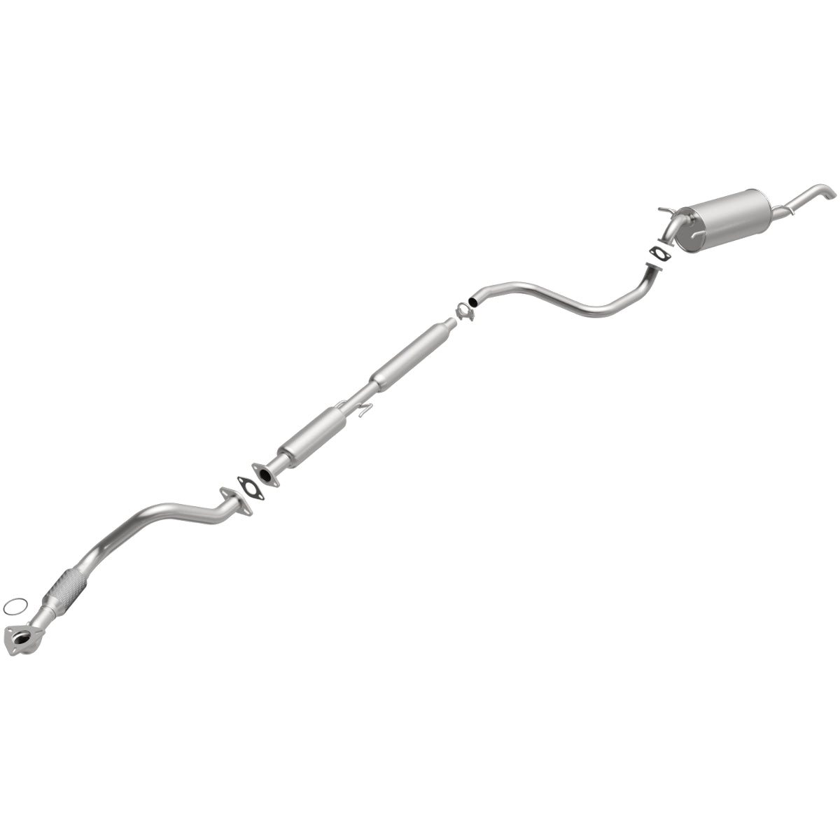 Fits 2004-2008 Chevrolet Aveo Direct-Fit Replacement Exhaust System 106-0446