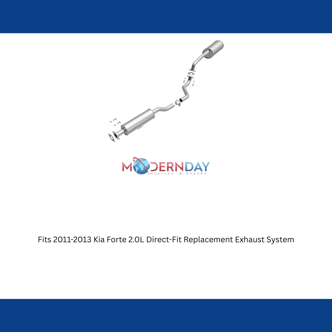 Fits 2011-2013 Kia Forte 2.0L Direct-Fit Replacement Exhaust System 106-0448