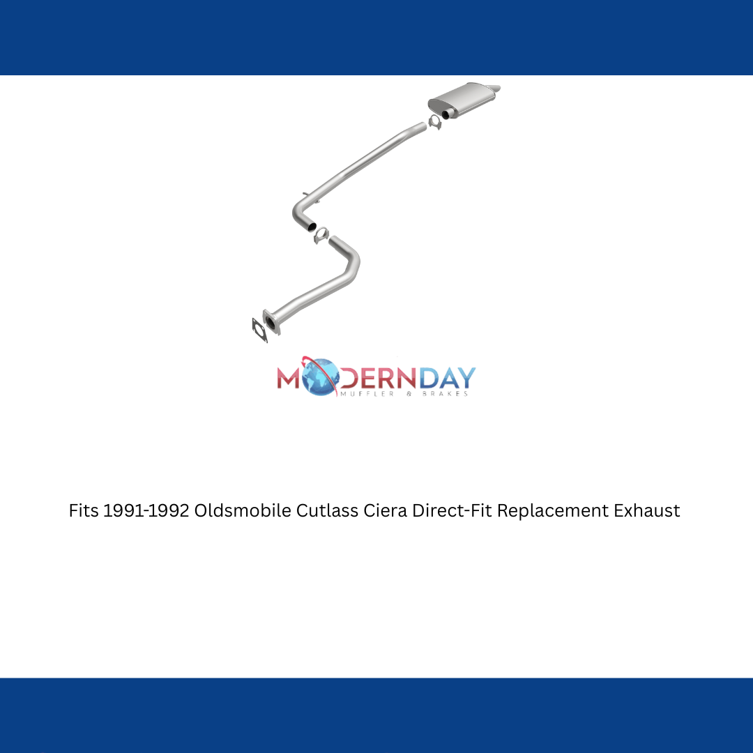 Fits 1991-1992 Oldsmobile Cutlass Ciera Direct-Fit Replacement Exhaust 106-0458