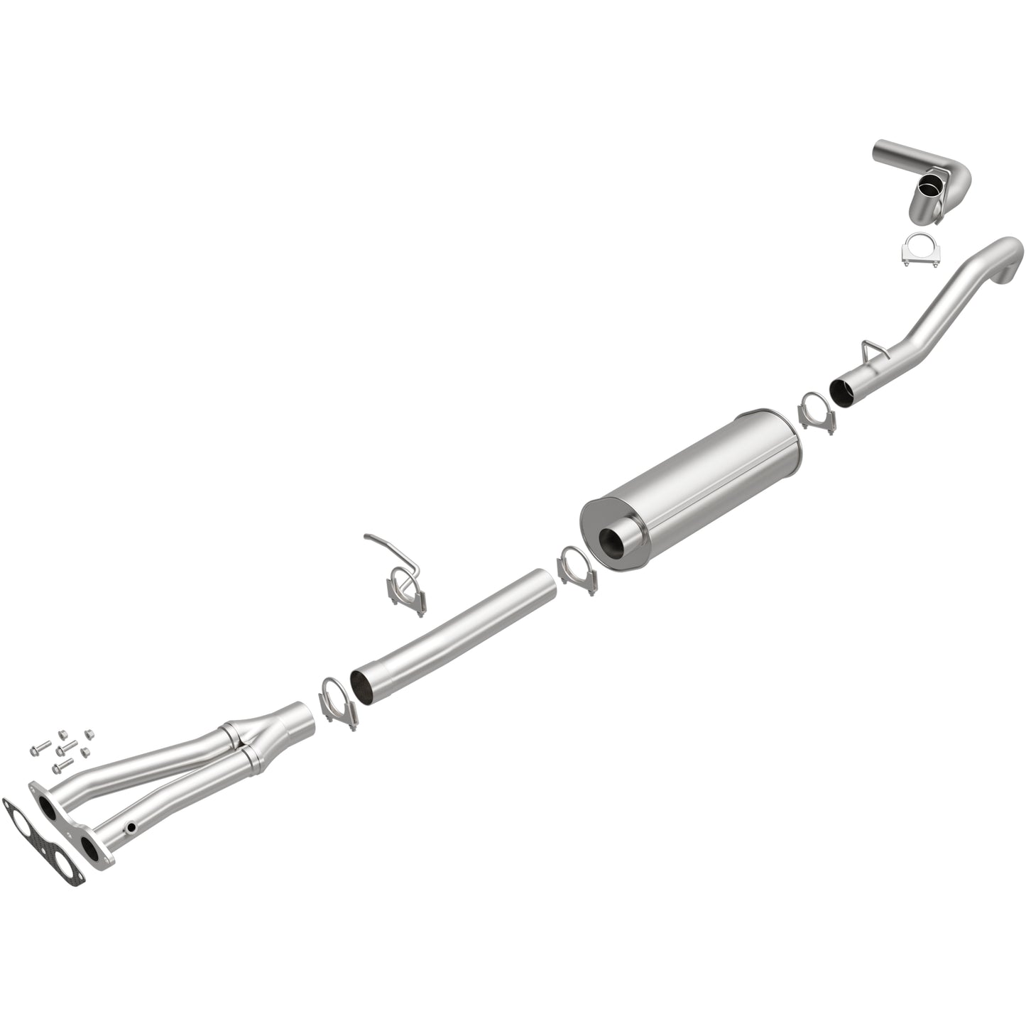Fits 1996-1999 GMC C1500 Direct-Fit Replacement Exhaust System 106-0472