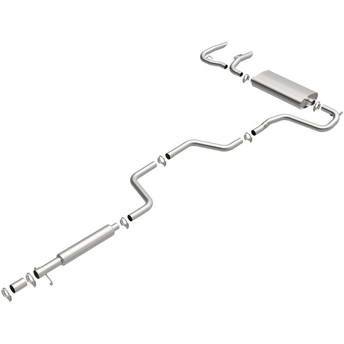 Fits 1994-1999 Pontiac Bonneville Direct-Fit Replacement Exhaust System 106-0497
