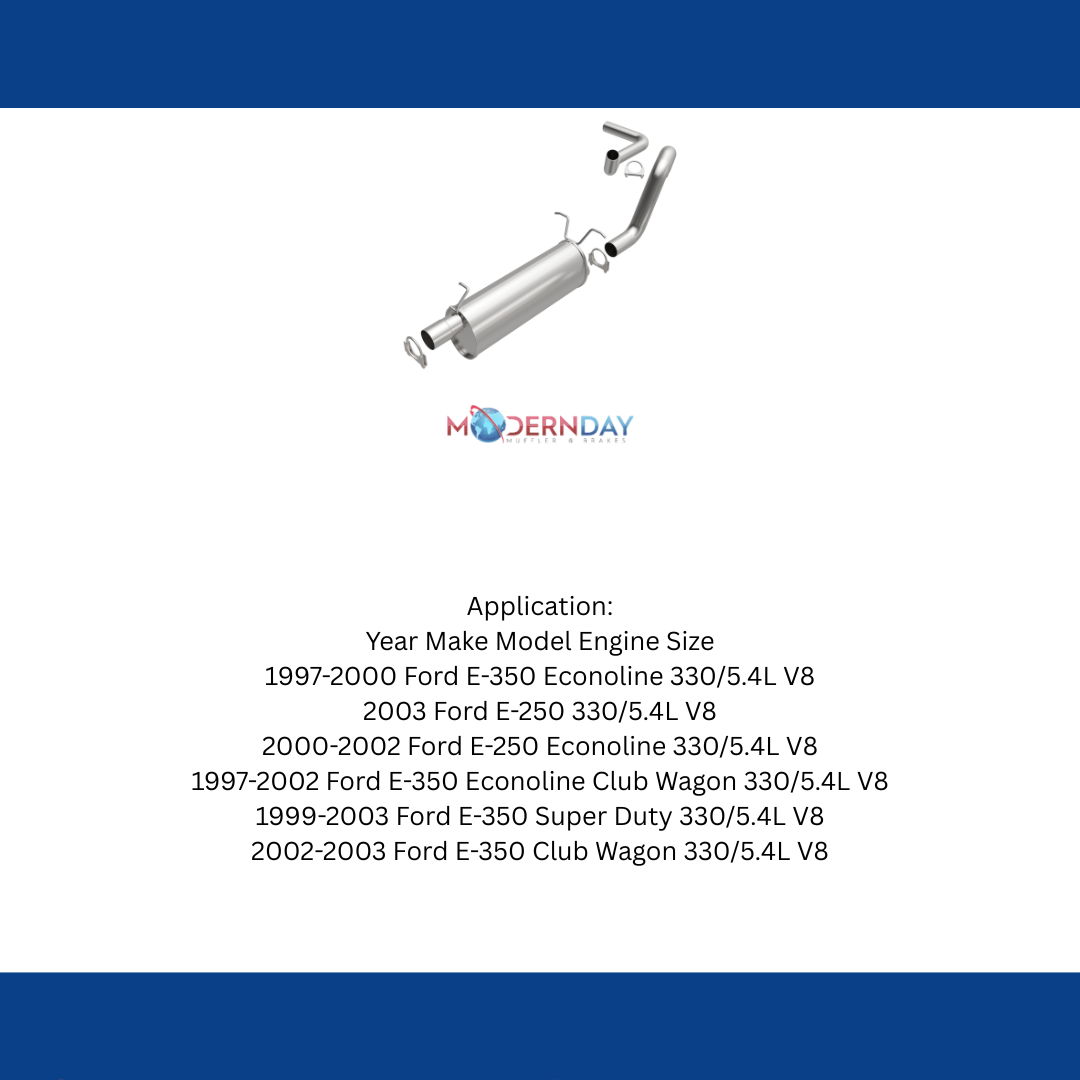 Fits 1997-2003 Ford Direct-Fit Replacement Exhaust System 106-0498