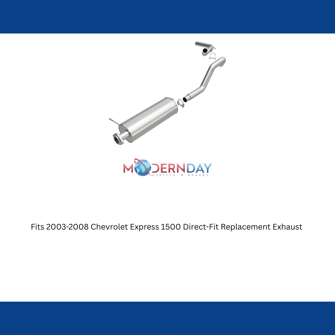 Fits 2003-2008 Chevrolet Express 1500 Direct-Fit Replacement Exhaust 106-0500