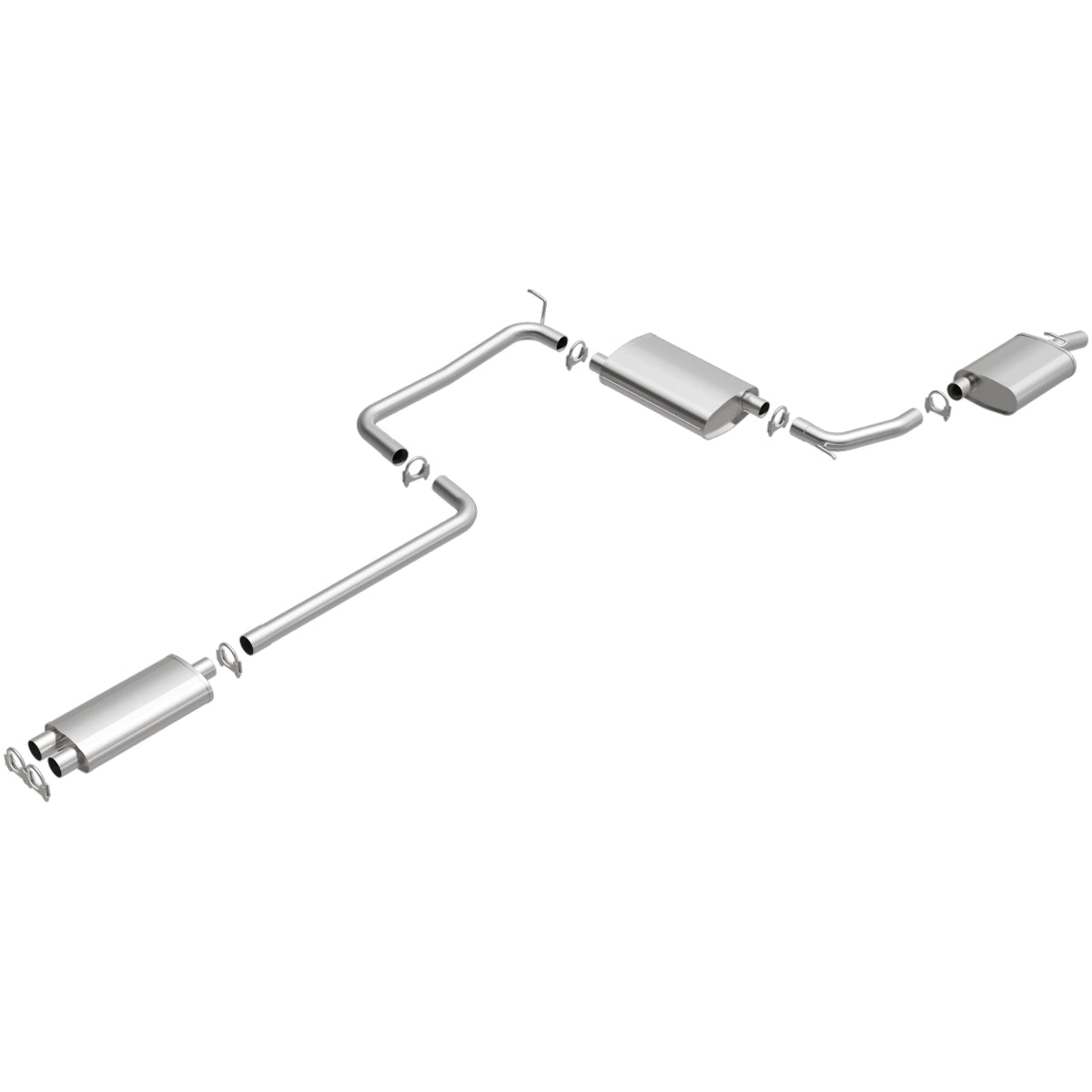 Fits 1998-2004 Chrysler Intrepid Direct-Fit Replacement Exhaust System 106-0520