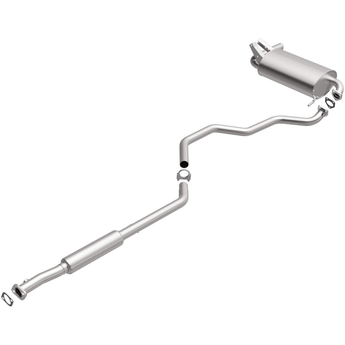 Fits 2003-2006 Mitsubishi Outlander 2.4L Direct-Fit Replacement Exhaust 106-0552