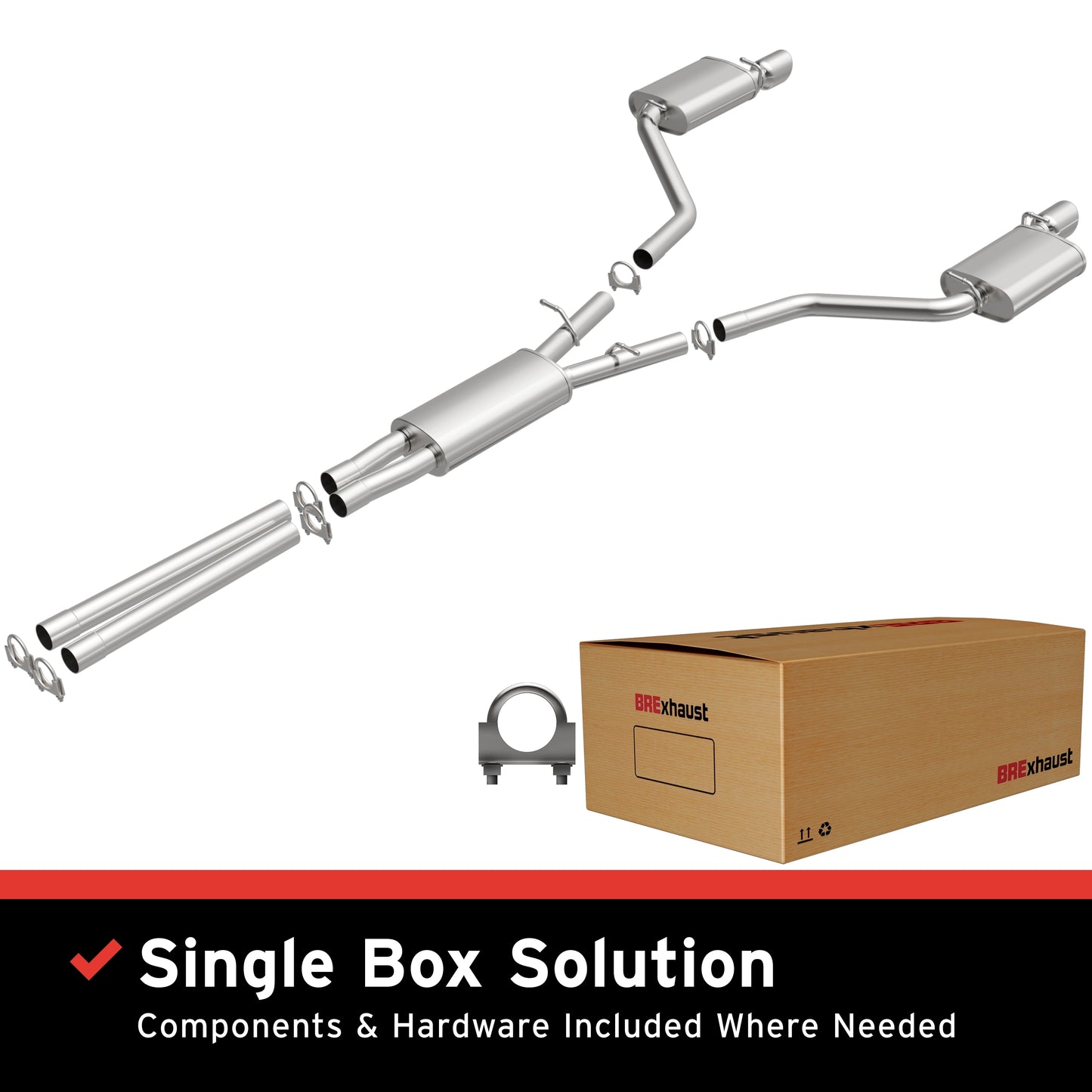 Direct-Fit Replacement Exhaust System 106-0556