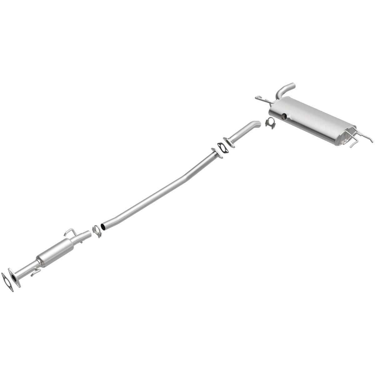 Fits 2005-2010 Kia Sportage Direct-Fit Replacement Exhaust System 106-0561