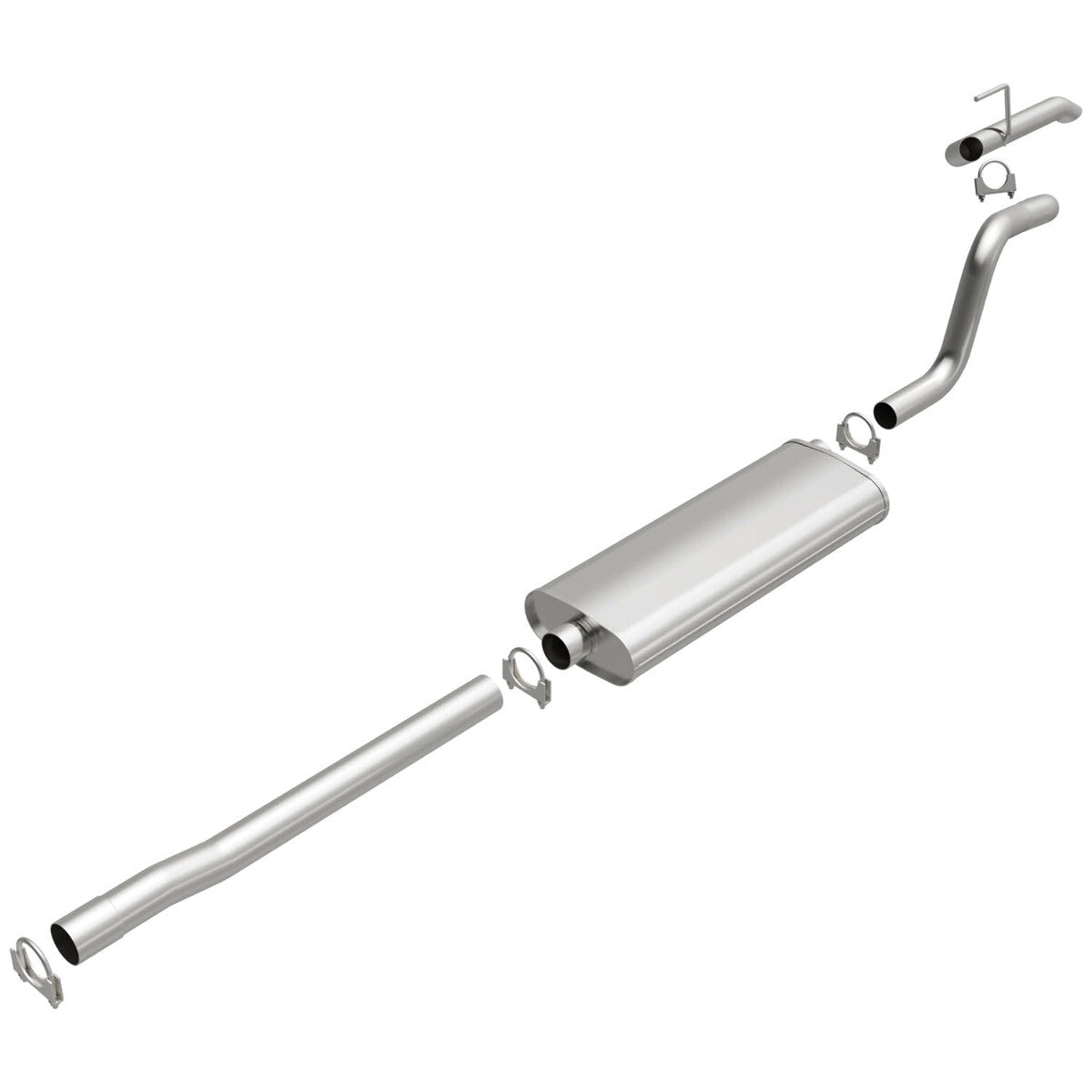 Fits 2003-2004 Jeep Grand Cherokee 4.7L Direct-Fit Replacement Exhaust 106-0576