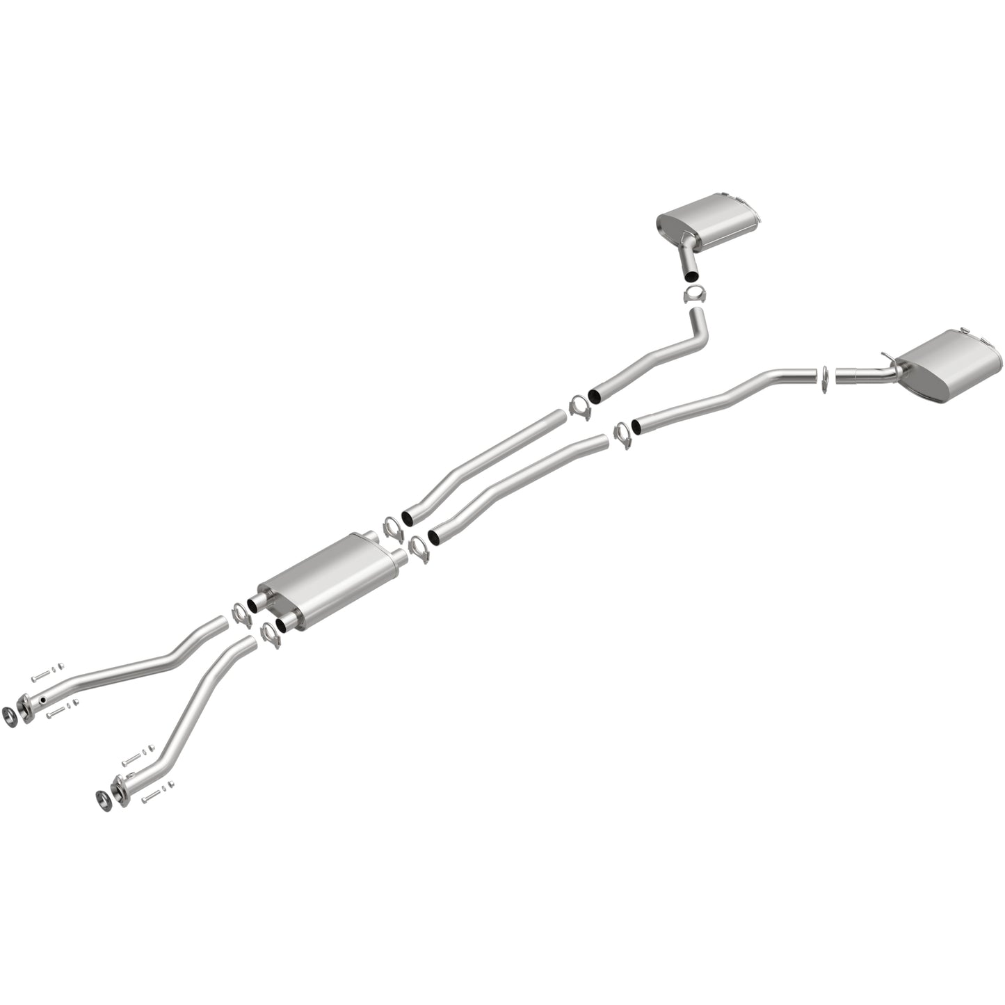 Fits 2004-2007 Cadillac Direct-Fit Replacement Exhaust System 106-0586