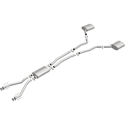 Fits 2004-2007 Cadillac Direct-Fit Replacement Exhaust System 106-0586