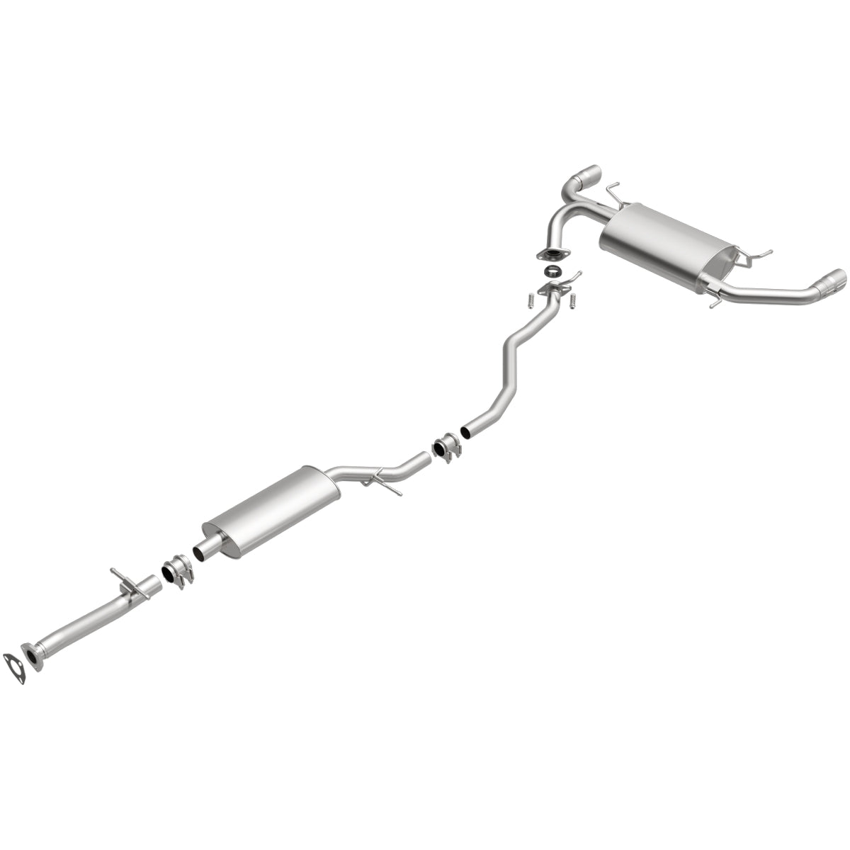 Fits 2007-2009 Acura RDX 2.3L Direct-Fit Replacement Exhaust System 106-0592