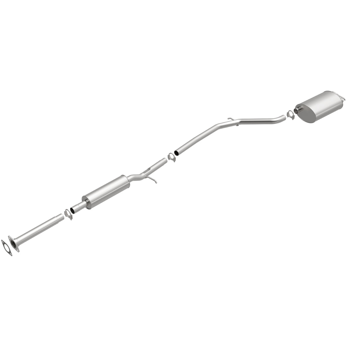 Fits 2008-2012 Ford Taurus Direct-Fit Replacement Exhaust System 106-0639