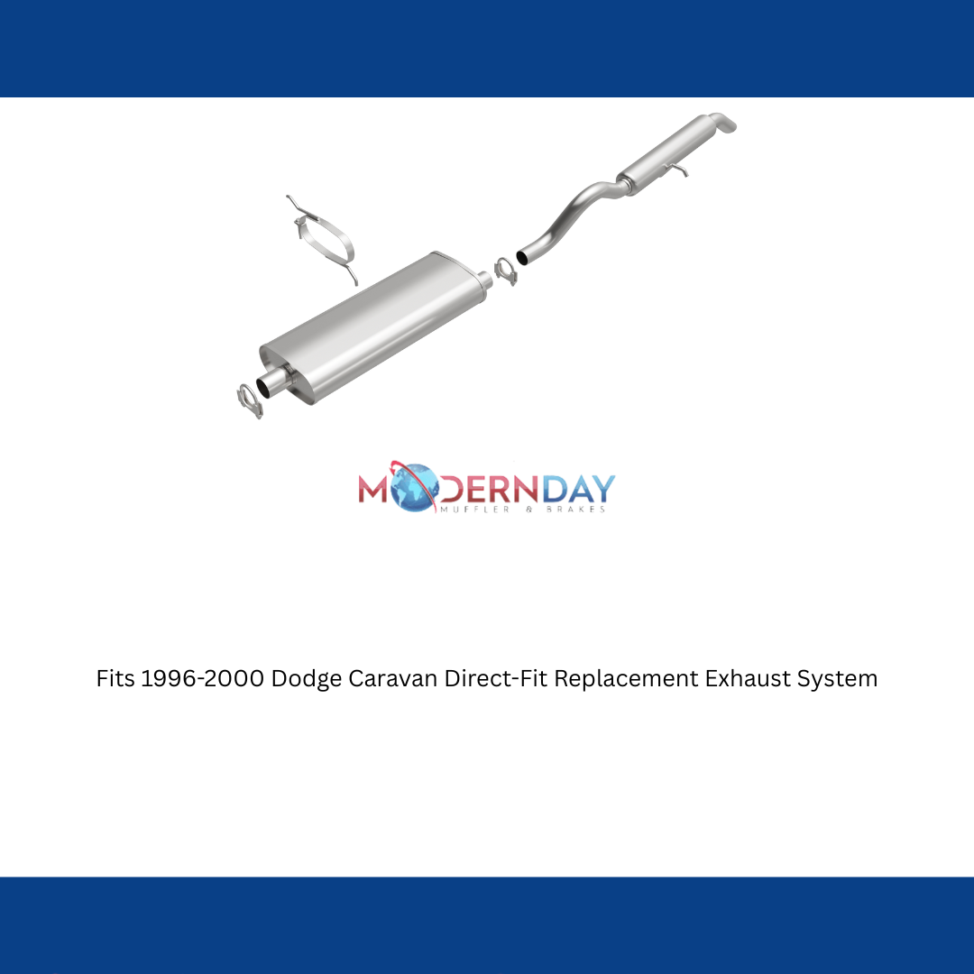 Fits 1996-2000 Dodge Caravan Direct-Fit Replacement Exhaust System 106-0651