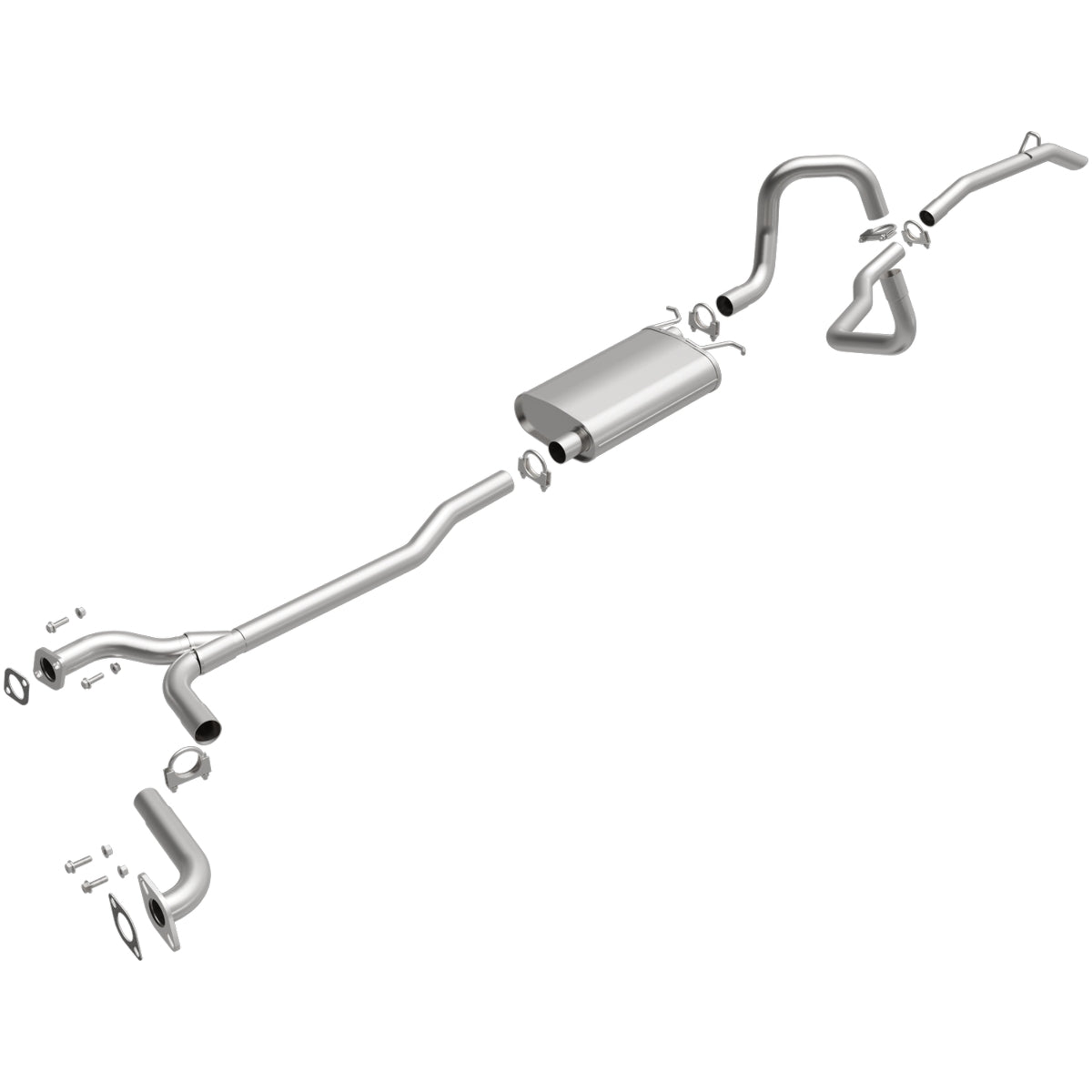 Fits 1995-1997 Ford Crown Victoria Direct-Fit Replacement Exhaust 106-0690