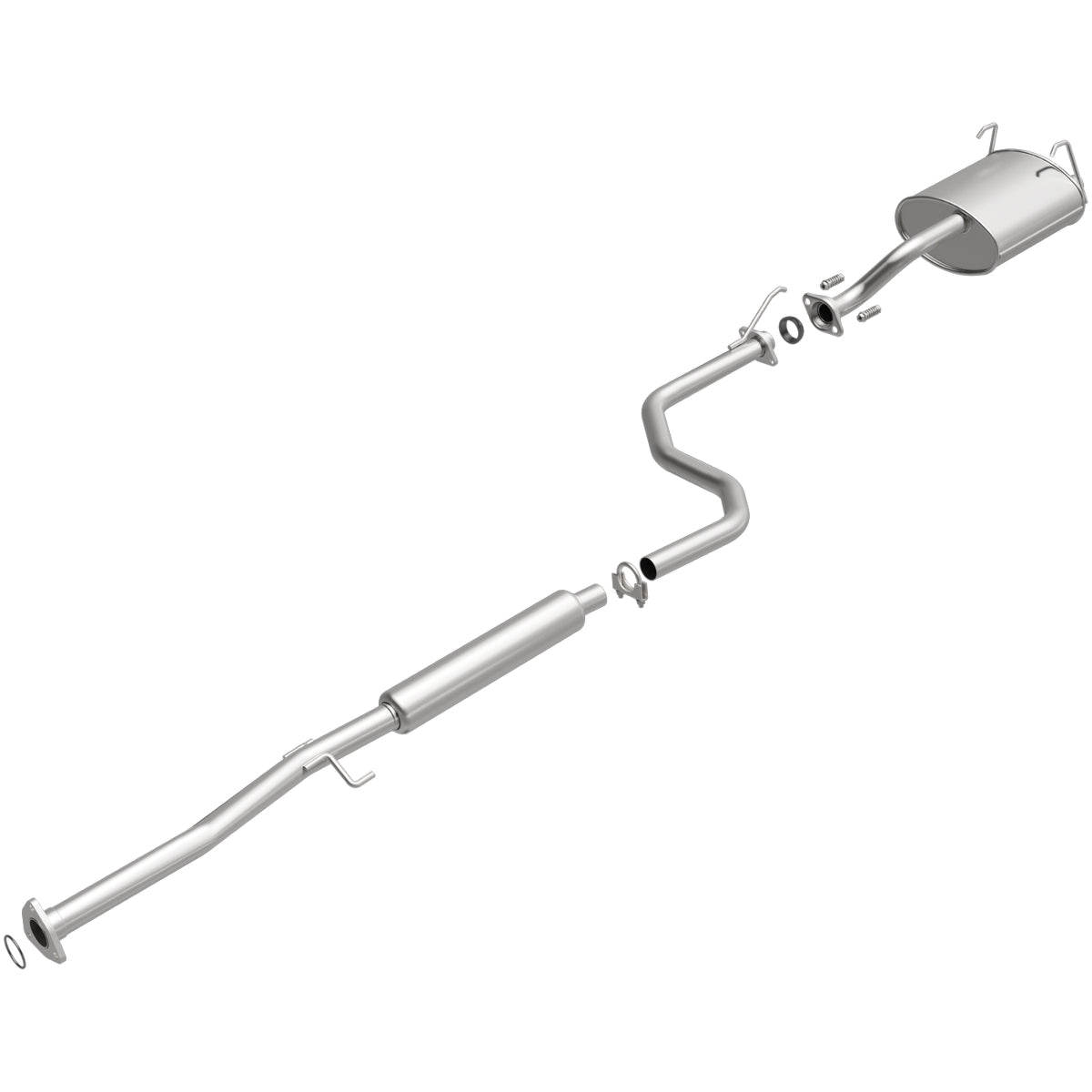 Fits 1992-1993 Honda Civic 1.5L Direct-Fit Replacement Exhaust System 106-0695