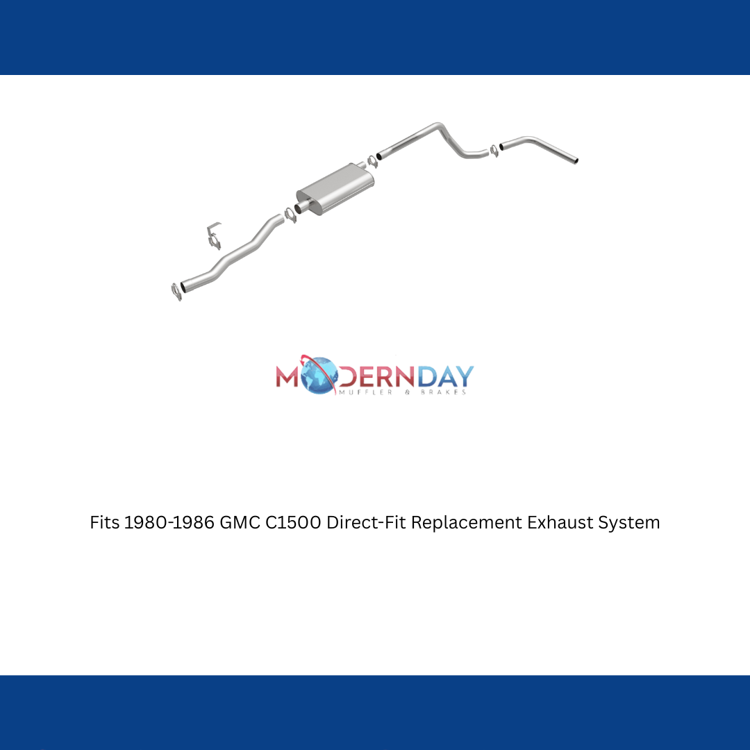 Fits 1980-1986 GMC C1500 Direct-Fit Replacement Exhaust System 106-0705