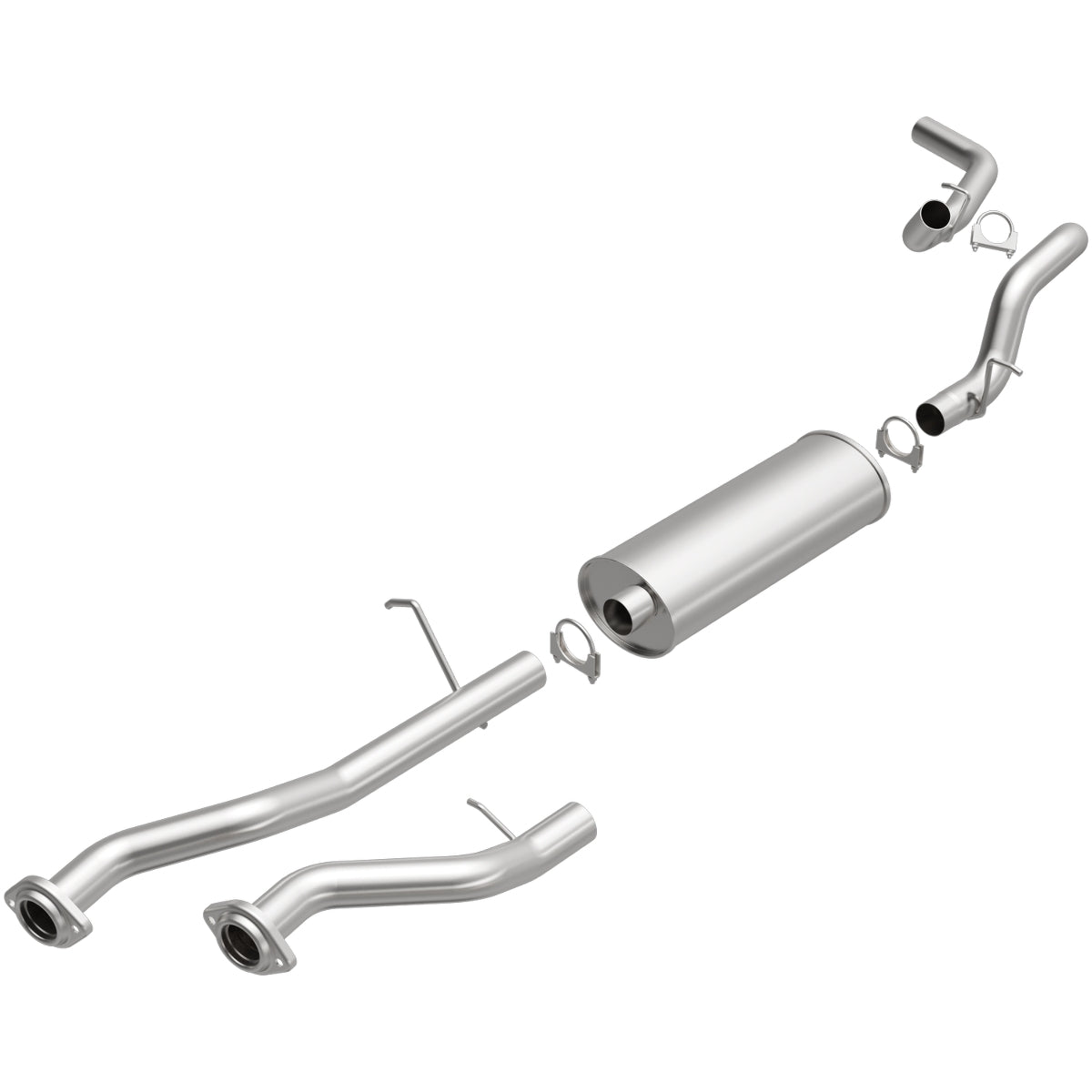 Fits 07 Chevrolet Silverado 1500 Classic Direct-Fit Replacement Exhaust 106-0713